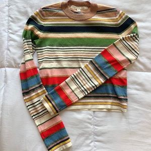 Veronica Beard striped metallic sweater (Size XS)